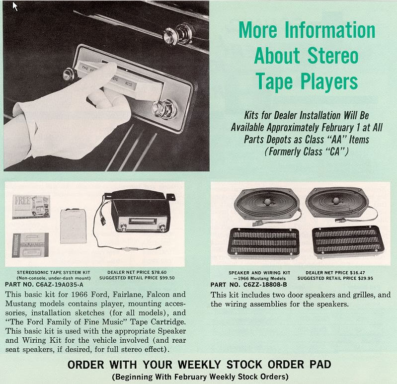 Ford 8 track player #1